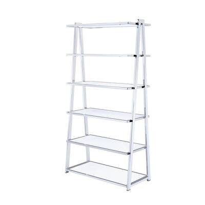 https://images.thdstatic.com/productImages/cb5f4be8-bbf2-4d86-bd85-78b4e6d7ac00/svn/white-high-gloss-chrome-acme-furniture-bookcases-bookshelves-92455-64_400.jpg