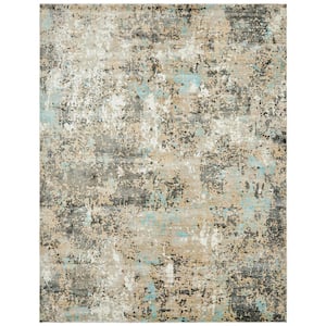Remy Multi-Colored 2 ft. x 3 ft. Abstract Area Rug