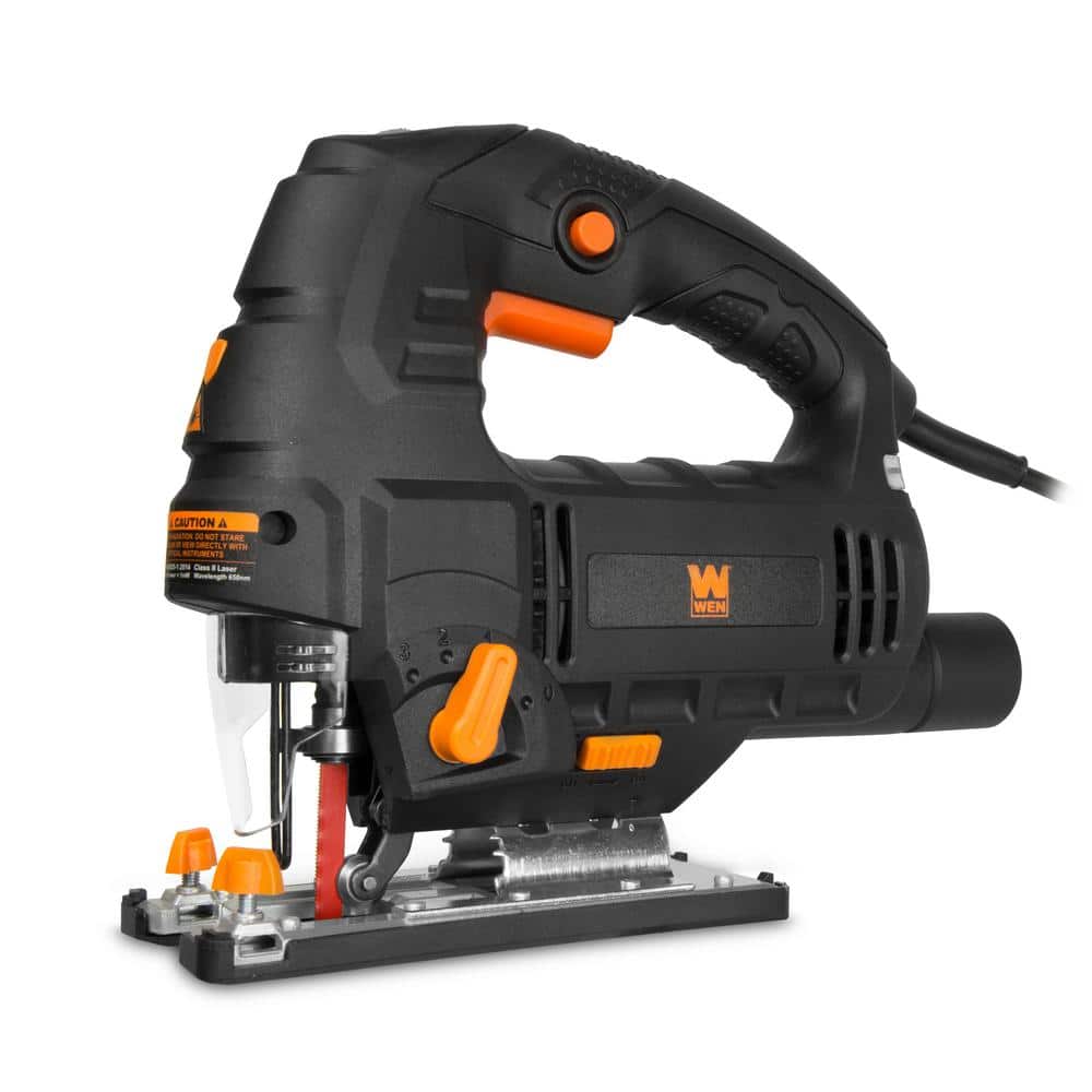 WEN 6.6 Amp Variable Speed Orbital Jigsaw with Laser 33606 The Home Depot