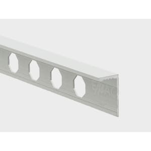 TrimMaster Satin Gold 3/8 in. x 98-1/2 in. Aluminum Bullnose Tile Edging  Trim H8712SNG98 - The Home Depot