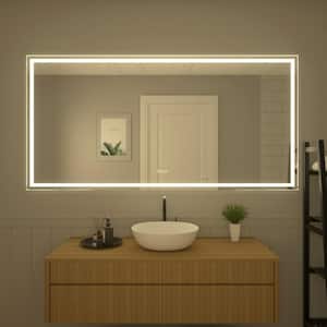 TaiMei 72 in. W x 36 in. H Frameless LED Single Bathroom Vanity