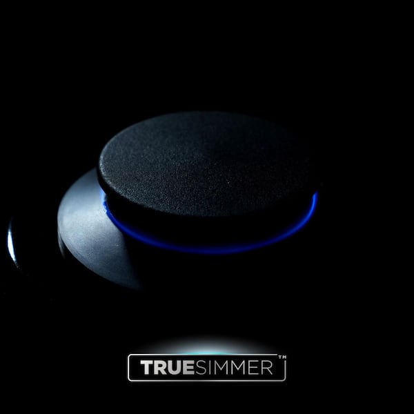 24 in. 2.5 cu. ft. 4-Burners Natural Gas Range and Convection Oven in Stainless Steel with True Simmer Burners