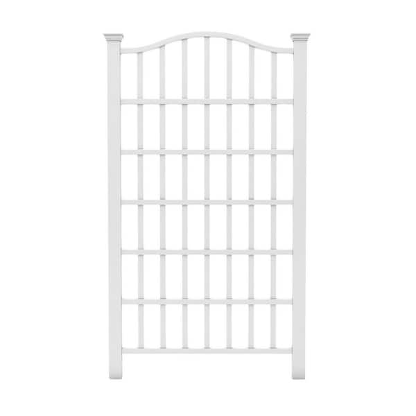 54"L x 96"H Grande Vinyl Trellis, White, VA68200