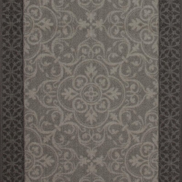 TrafficMaster Derbent Grey 26 in. x Your Choice Length Roll Stair Runner