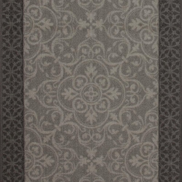 TrafficMaster Derbent Grey 26 in. x Your Choice Length Roll Stair Runner