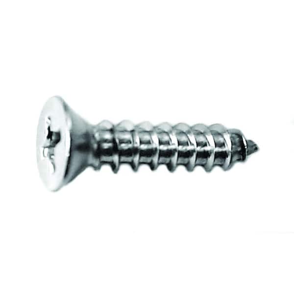Drive Straight #8 1-1/2 in. Phillips Flat-Head Sheet Metal Screws (39-Pack)