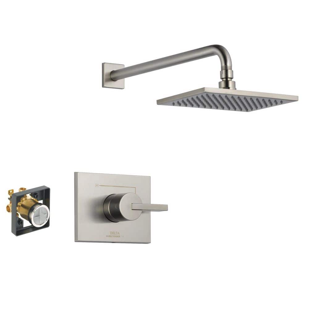 Vero Single Handle 1-Spray Raincan Shower Faucet 2.5 GPM with Pressure Balance in Stainless price history on PriceWatchPro