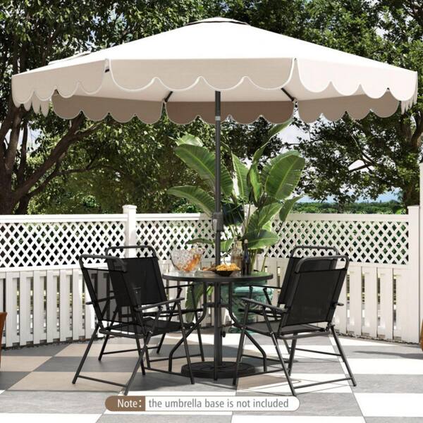 country boy patio umbrella Safavieh Milan Fringe 9Ft Crank Outdoor Push Button Tilt and gather with the Martha Stewart Kids’ Outdoor Umbrella 10' Offset Umbrella, Metal, Tan