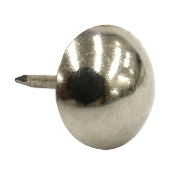 OOK Nickel-Plated Furniture Upholstery Nails (25-Pack)