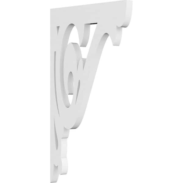 Ekena Millwork 5/8 in. W X 13 in. H X 7 1/2 in. D PVC Bordeaux Bracket