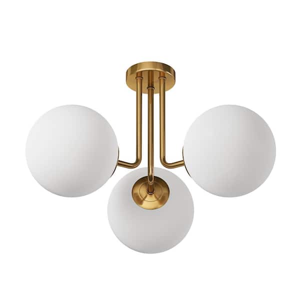 KANADEMONO Gold × Glass Ceiling Light 3 Amazon.com: ZXXDSGHUS Pendant Light Modern, Sputnik Glass