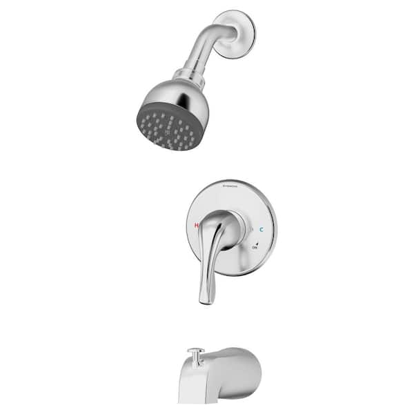 Symmons Origins Temptrol Single-Handle 1-Spray Tub and Shower Faucet with Stops in Chrome (Valve Not Included)