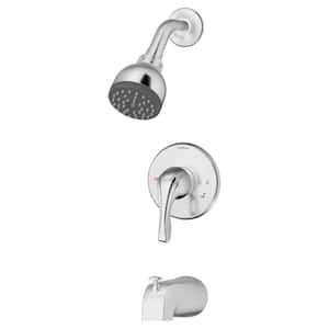 Origins Temptrol 1-Handle Wall-Mounted Tub and Shower Faucet Trim Kit in Chrome (Valve not Included)