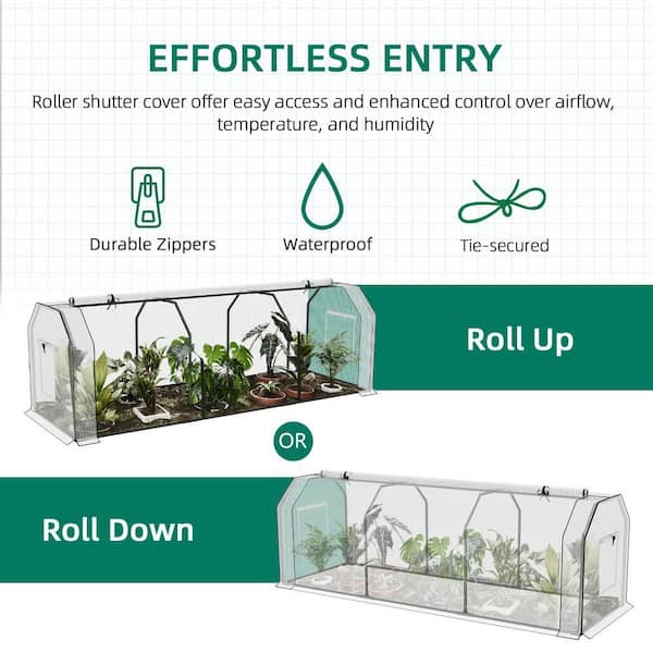 PATIO WATCHER 72 in. x 36 in. x 36 in. Outdoor Hexagonal Portable