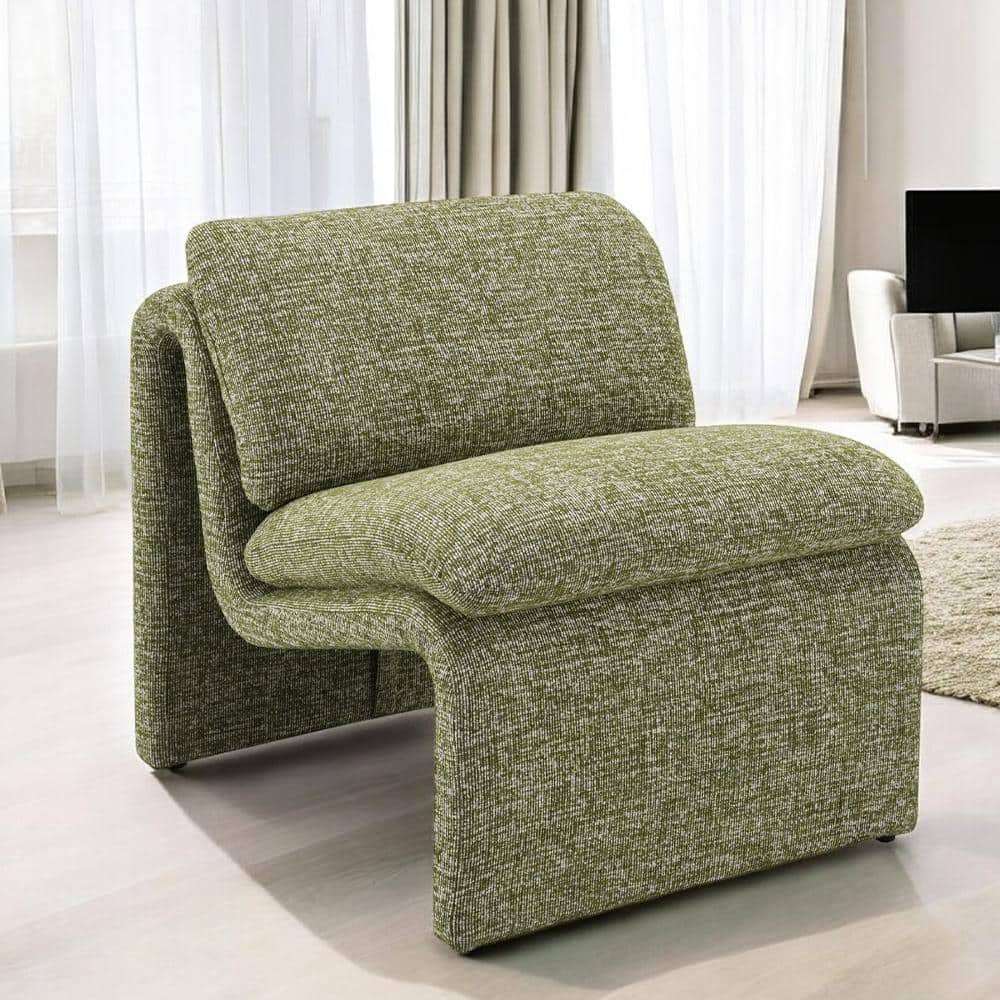 Acme Furniture Karlen Green Boucle Fabric Occasional Chair Set of