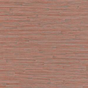 Cerise Red Ribbed Texture Wallpaper Sample