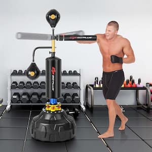 Boxing Speed Trainer Freestanding Fillable 360-Degree Spinning Bar Adjustable Height
