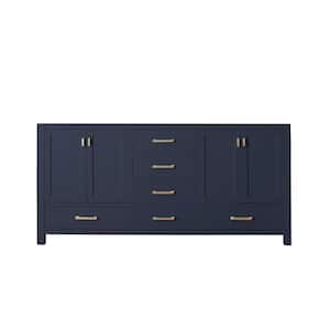 Modero 72 in. W x 21 in. D x 34 in. H Bath Vanity Cabinet Only in Navy Blue