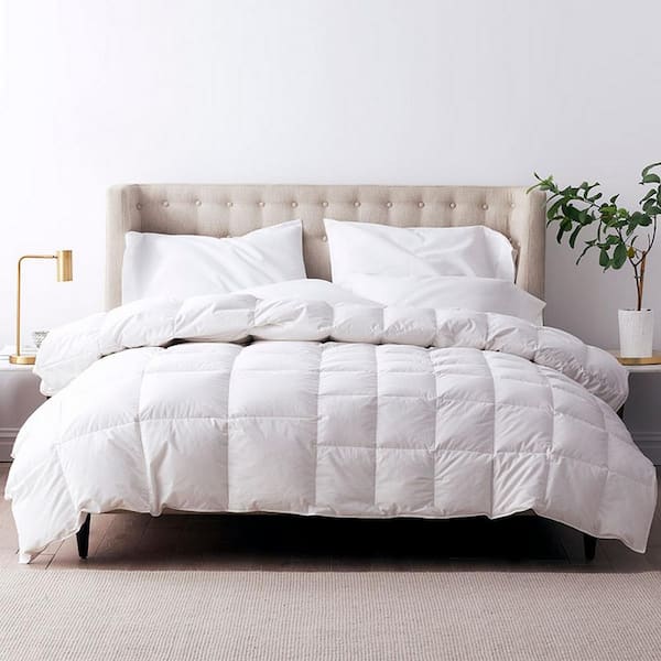 Lacrosse LoftAIRE Dual-Sided Climate: Lightweight/Medium Warmth White Full/Queen Down Alternative Comforter