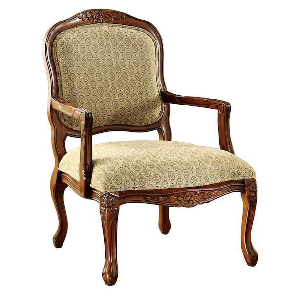 Unbranded Quintus Antique Oak Fabric Arm Chair