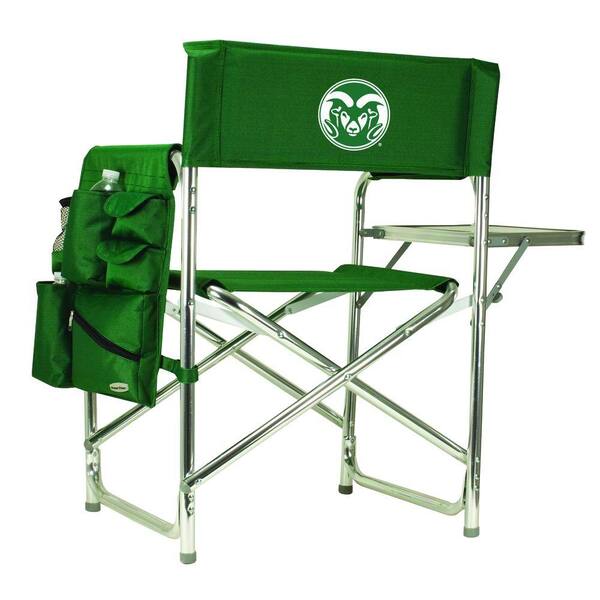 Picnic Time Colorado State University Hunter Green Sports Chair with Embroidered Logo