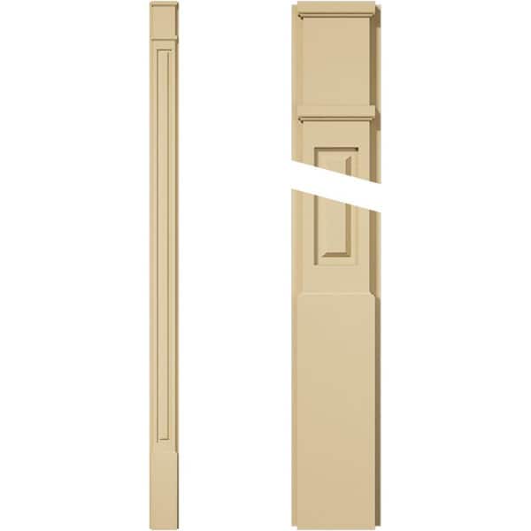 Ekena Millwork 2 in. D x 6 in. W x 108 in. L Primed Polyurethane Pilaster 1- Pack