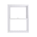 American Craftsman 27.25 in. x 36.25 in. 70 Pro Series White Double Hung Low-E Argon PS Glass Vinyl Replacement Window, Screen Incl