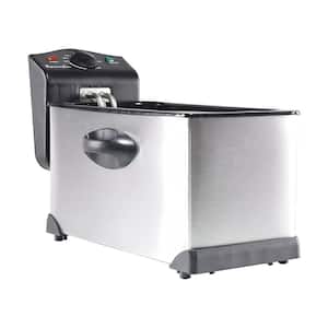 Winado 24.9 qt. Stainless Steel Dual Tank Electric Deep Fryer with Faucet  574820207692 - The Home Depot