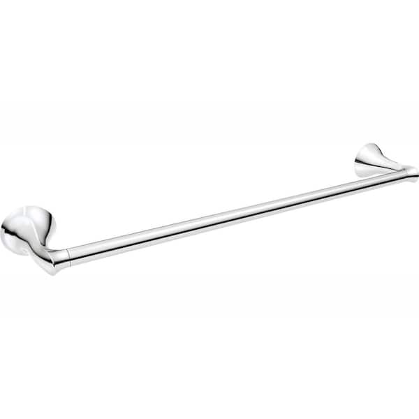 MOEN Darcy 18 in. Towel Bar with Press and Mark in Chrome