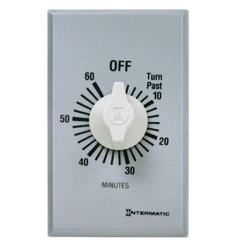 Intermatic SW60MK 60-Minute Spring Wound Timer, Gray