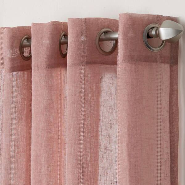 Natco Payton 52 in. W x 95 in. L Polyester Semi-Sheer Window