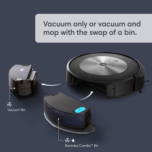 iRobot Roomba Combo j5+ Self-Emptying Robotic Vacuum and Mop