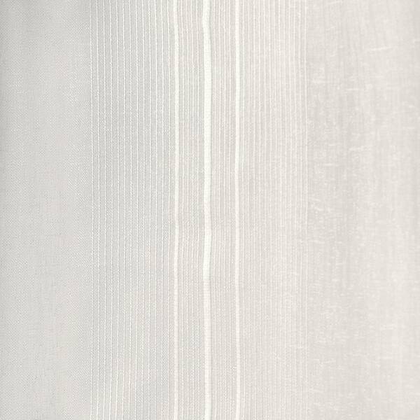 Penny Off-White Solid Sheer Grommet Top Curtain, 50 in. W x 96 in. L (Set of 2)