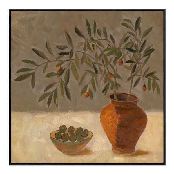 NADAAL STUDIOS Jorvik Blurred Landscape, 1-Piece, Framed Acrylic Art Print Rustic Poster 24 in. x 24 in.