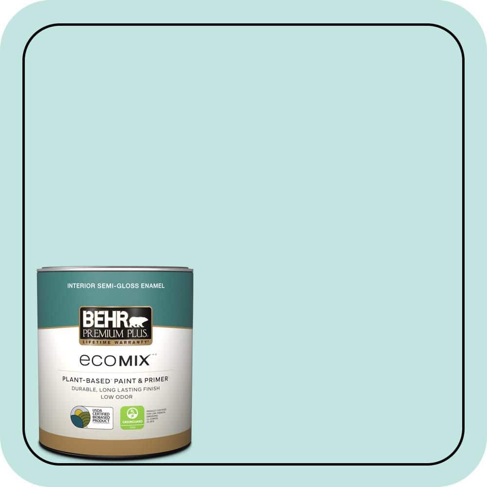 1 qt. #510C-2 Windwood Spring Semi-Gloss Enamel EcoMix Plant-Based Interior Paint & Primer price history on PriceWatchPro