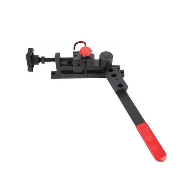 Universal Mini Metal Bender Tool Bench Mount Sharp Angle Bending 5/16 in. Rod 1/8 in. Flat Steel