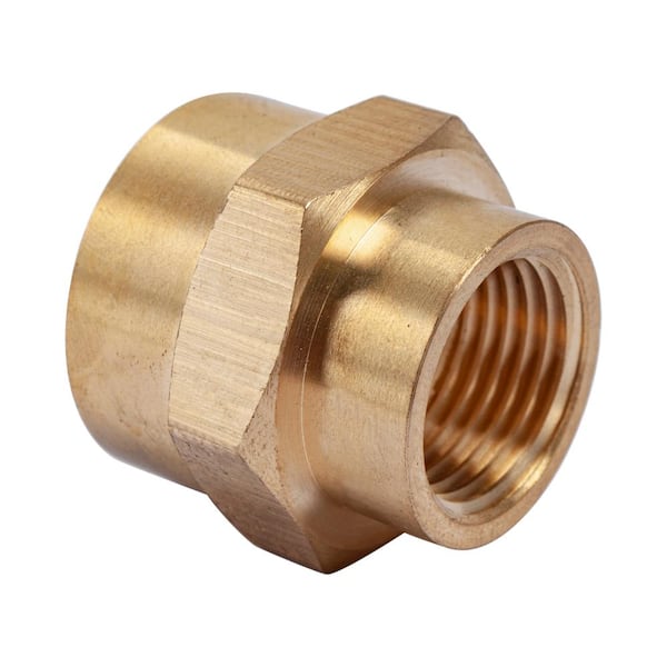 LTWFITTING 3/4 in. FIP x 1/2 in. FIP Brass Pipe Reducing Coupling Fitting (5-Pack)