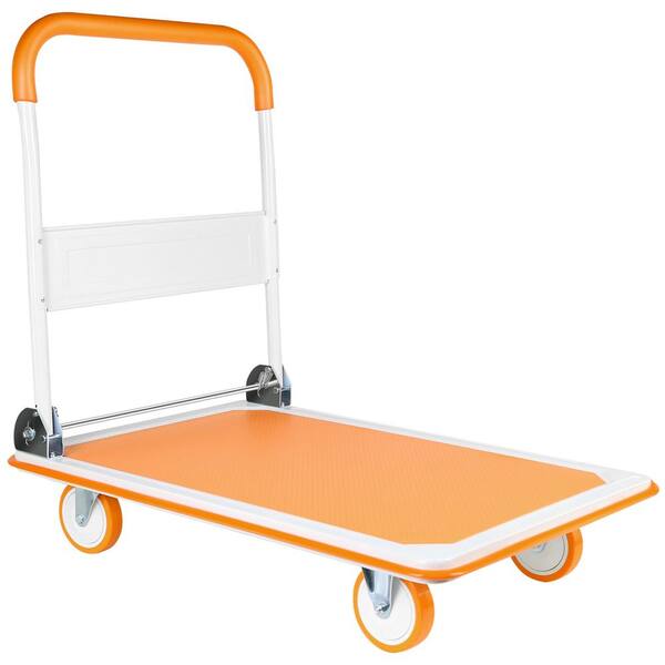 Miscool 660 lbs. Capacity Platform Foldable Hand Truck, Steel Frame ...