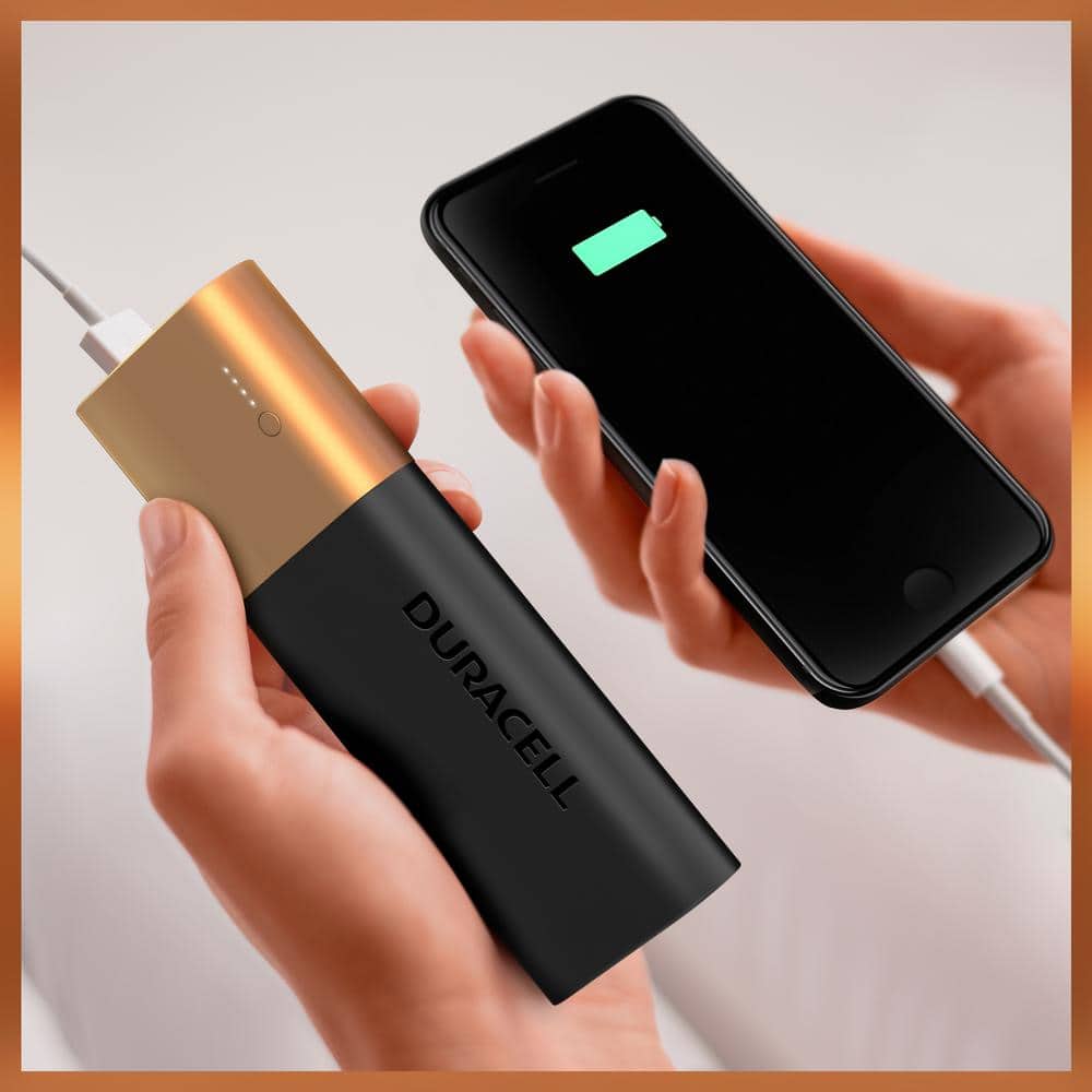 Duracell 20100mAh USB-C Portable Power Bank with 2 USB Charging Ports