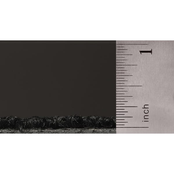 24 in. x 24 in. Textured Loop Carpet - Advance -Color Carbon