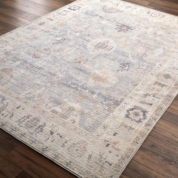 Becki Owens Marlene Pale Blue 2 ft. x 7 ft. Medallion Indoor Area Rug