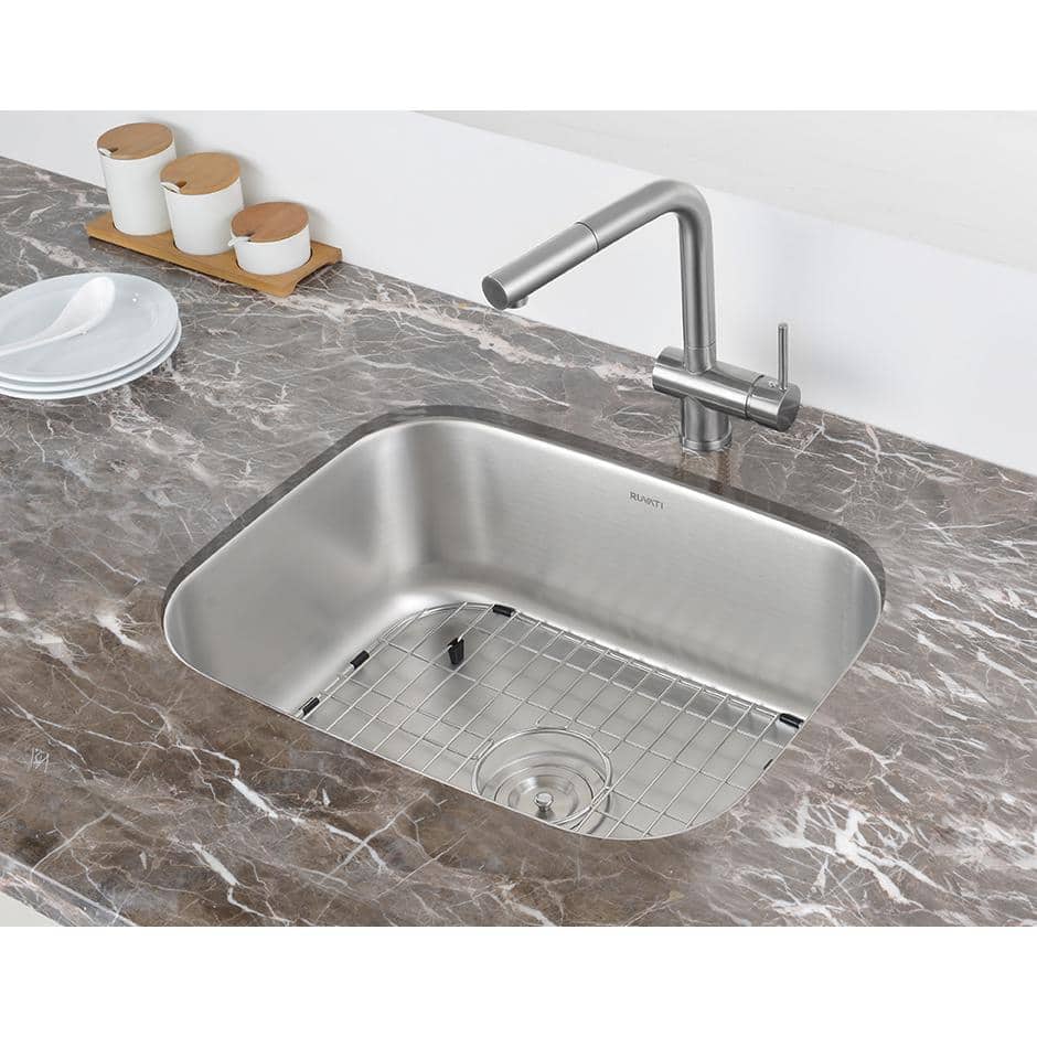 Ruvati 27" Stainless Steel Drop-In Single Bowl Kitchen Sink