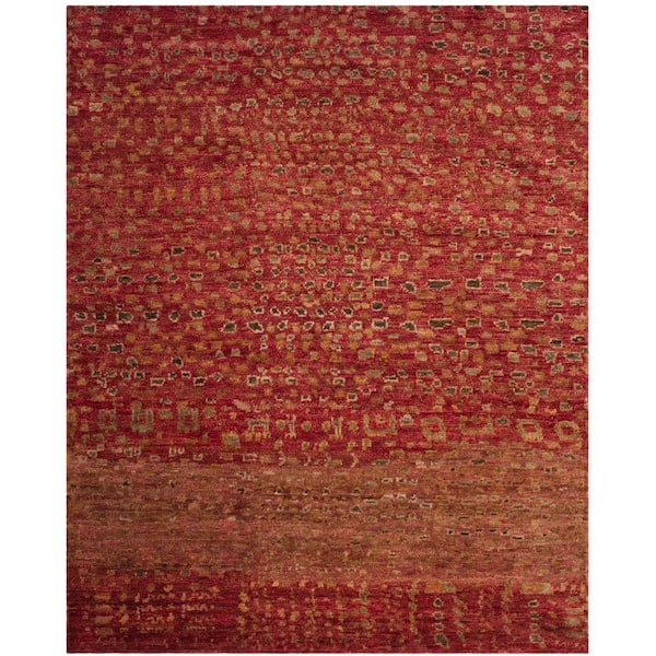 Tangier 8 ft. x 10 ft. Red/Multi Abstract Area Rug