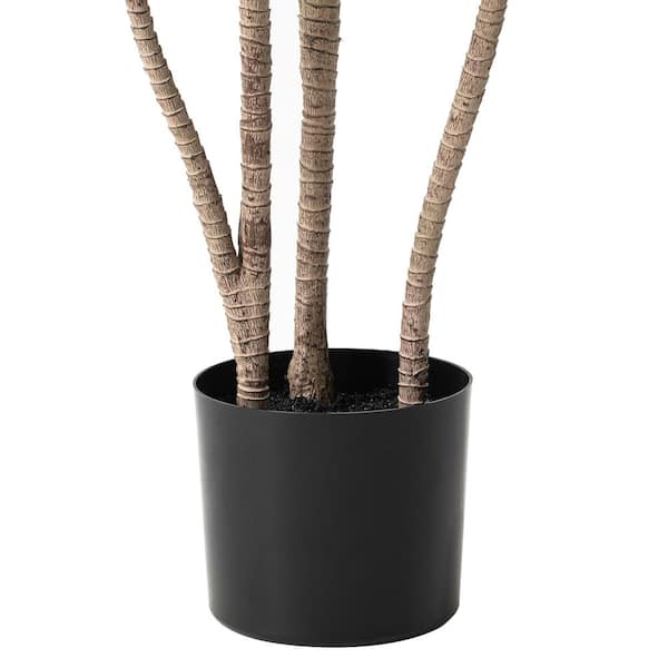 VALIEN DEEP JICARA PLANTS by FRAME サイズS Glitzhome 4.5 ft. Faux Dracaena Fragrans Plants in Pot 2039000010