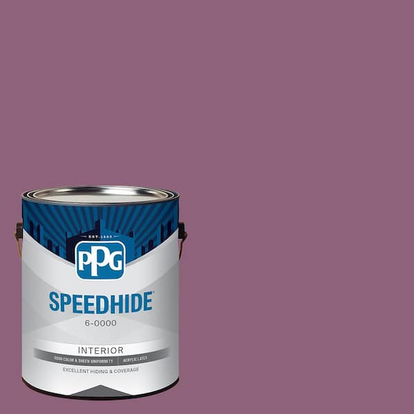 SPEEDHIDE 1 gal. PPG1179-6 Victorian Plum Eggshell Interior Paint