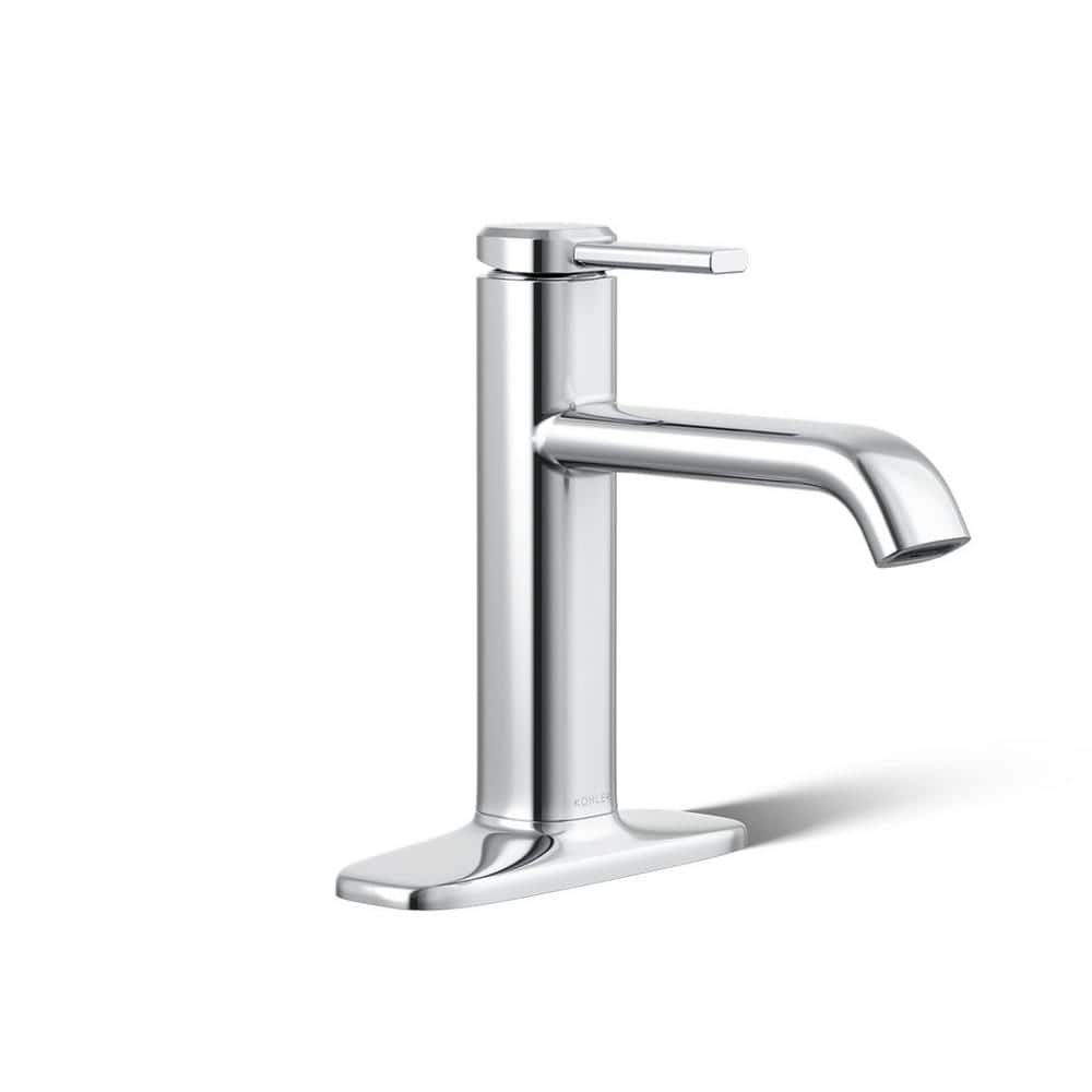 KOHLER Ashan Single Hole Single-Handle Bathroom Faucet in Polished