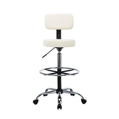 Venus Cream Adjustable Drafting Chair