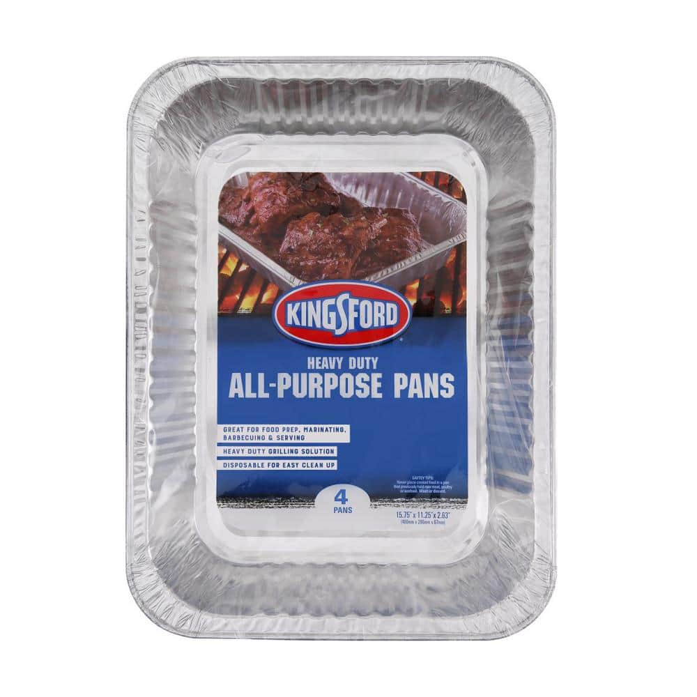9x13 Aluminum Pans Disposable (30-Pack) - HEAVY DUTY - Half-Size Deep Foil  Pans. Great for Baking, Cooking, Grilling, Serving & Lining Steam-Table