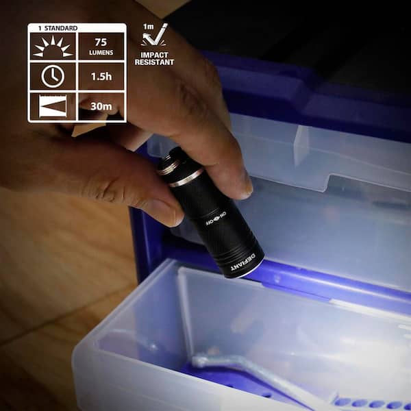 Defiant 75 Lumen Ultra-compact Rechargeable LED Keychain Light