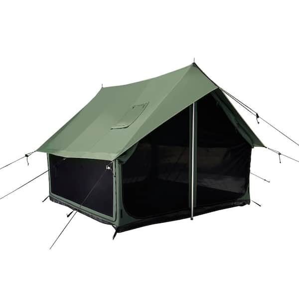 WHITEDUCK Rover Scout Tent 8 ft. x 13 ft. (Forest Green, Water